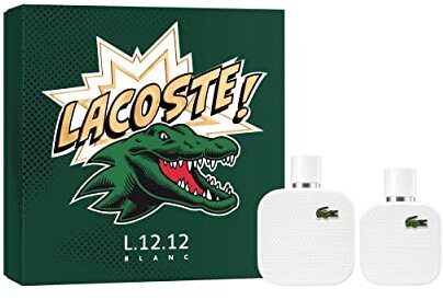 Lacoste L.12. 12 Blanc Eau de Toilette 100ml Spray Gift Set image 0