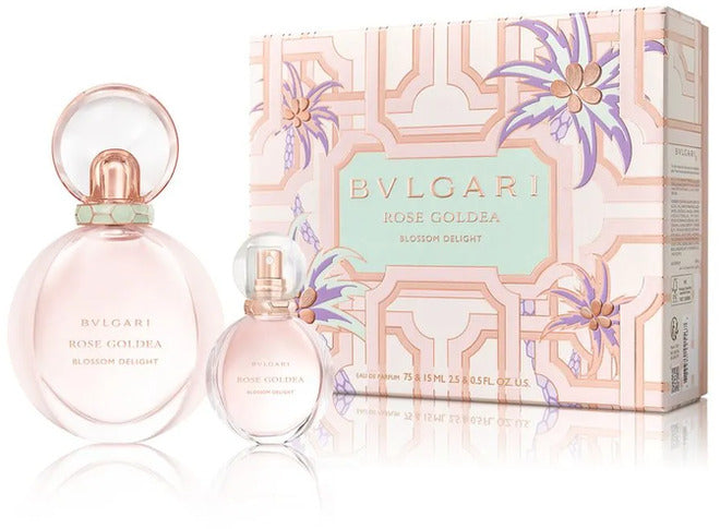 Bvlgari Rose Goldea Blossom Delight Eau de Parfum 75ml Spray Gift Set
